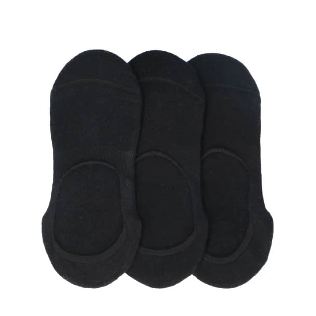 Manfield Zwarte Sneaker Sokken (3 Paar)