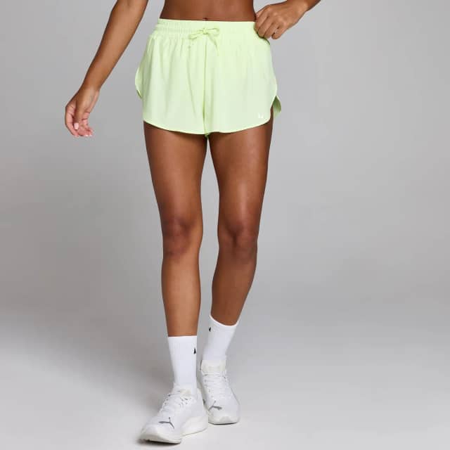 Myprotein MP Dames Geweven Luchtige Short - Gewassen Limoen