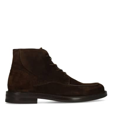 Manfield Bruine Suède Veterboots