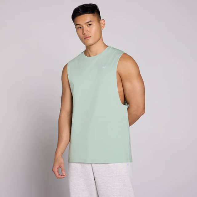 Myprotein MP Heren Rest Day Tanktop - Eucalyptus