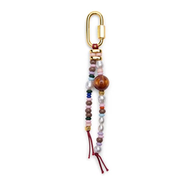 Manfield Multicolor kralen bag charm
