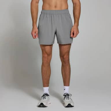 Myprotein MP Active geweven short met binnenbeenlengte van 13 cm voor heren - Grijs
