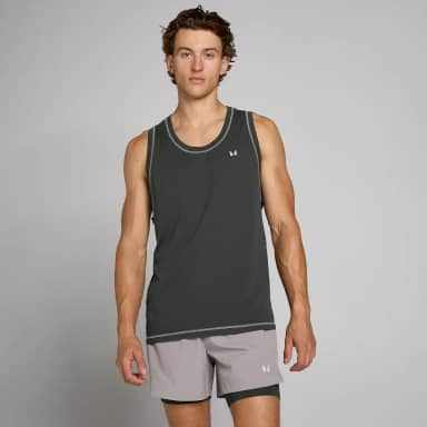 MP Heren Velocity Ultra Seamless Tanktop - Gewassen Zwart