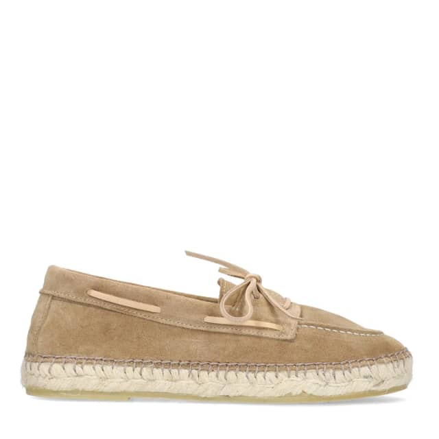 Manfield Taupe Suède Veterschoentjes