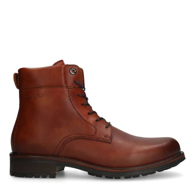 Van Lier Cognac Fritz Leren Veterboots