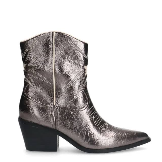Sacha Grijze metallic cowboylaarsjes