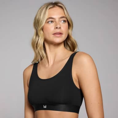 Myprotein MP Women's Scooped Neck Bralette - Black