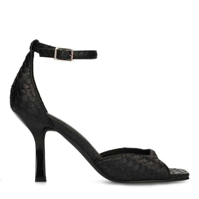 Sacha Zwarte sandalen met hak