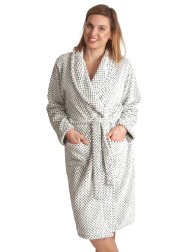 Fleece damesbadjas
