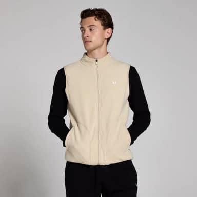 Myprotein MP gilet van fleecestof voor heren - Haverwit