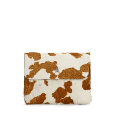 Bruine cow portemonnee