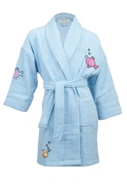 Aegean Apparel Kinder badjas Aegean Apparel / Little Bubbly Fish