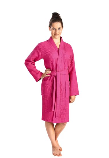 Roze kimono badjas