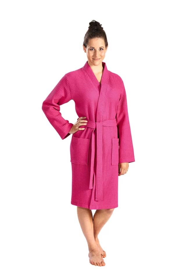 Roze kimono badjas
