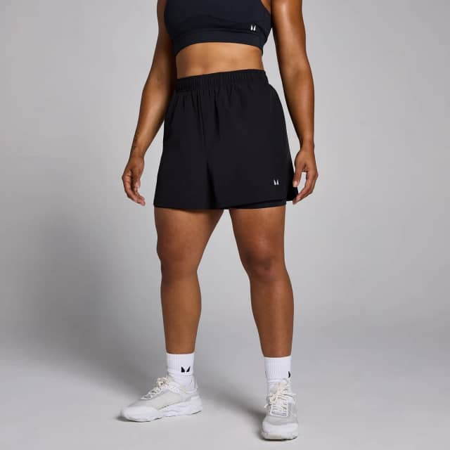 Myprotein MP 2-in-1 trainingsshort voor dames - Zwart