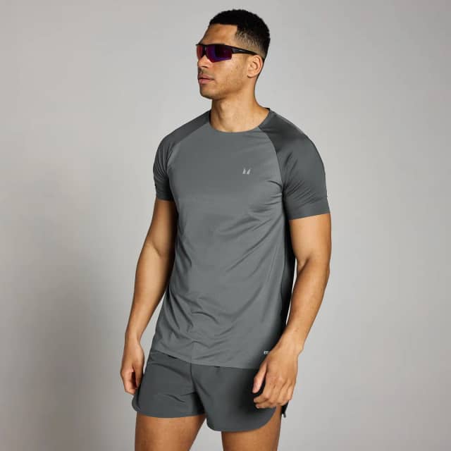 Myprotein MP Velocity T-shirt van mesh - Donkergrijs