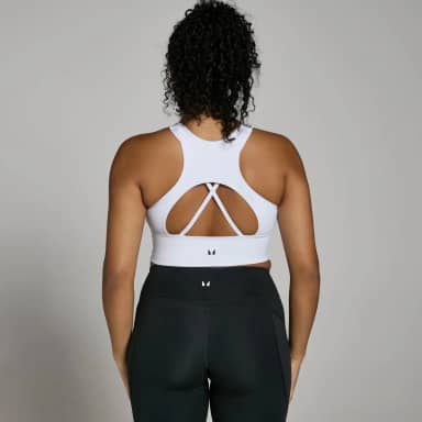 Myprotein MP Power lange sportbeha - Wit