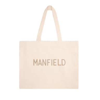 Manfield Beige stoffen shopper