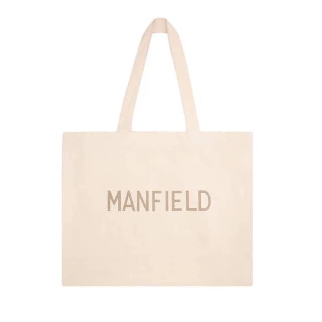 Manfield Beige stoffen shopper