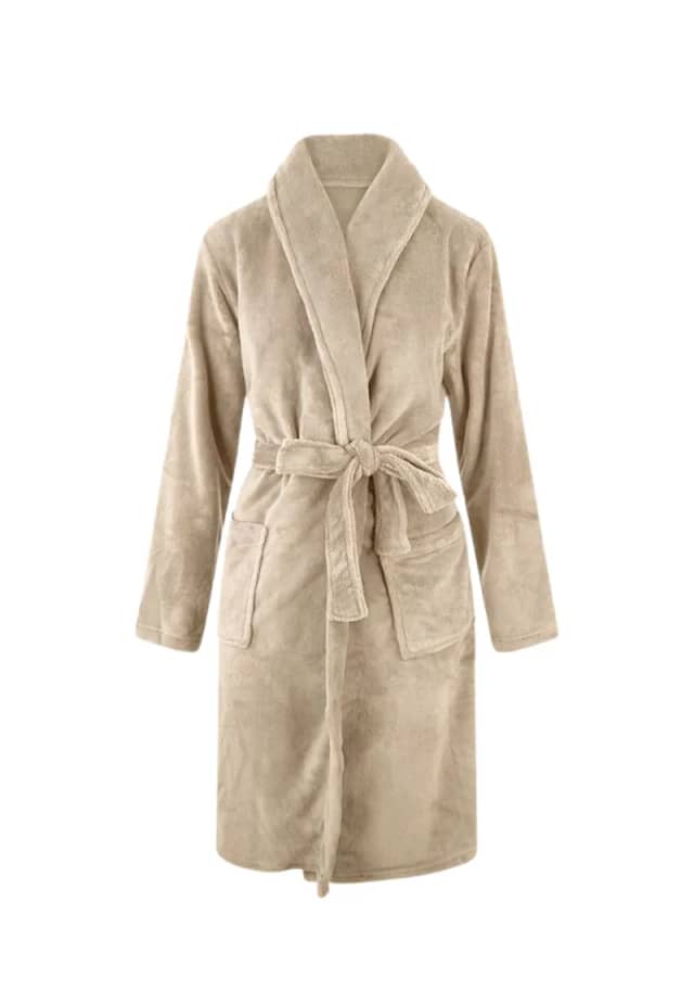 Relax Company Zand kinderbadjas fleece-134/140 (L)