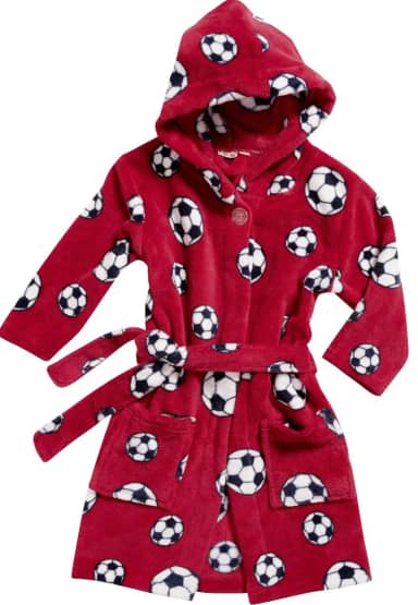 Playshoes Kinderbadjassen met print-Voetbal
