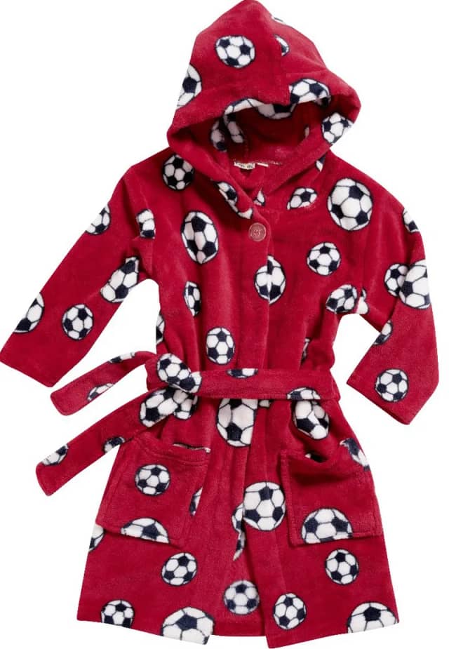Playshoes Kinderbadjassen met print-Voetbal