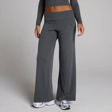 MP Dames Geribd Wijduitlopende Legging - Robust Grijs