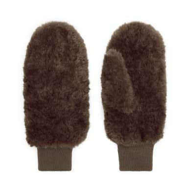 Manfield Donkerbruine fur wanten