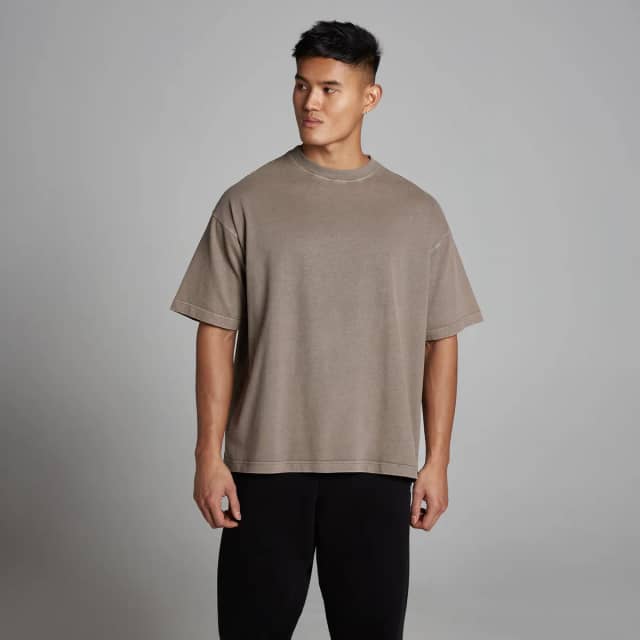 Myprotein MP Heren Washed Oversized Katoenen T-Shirt - Falcon
