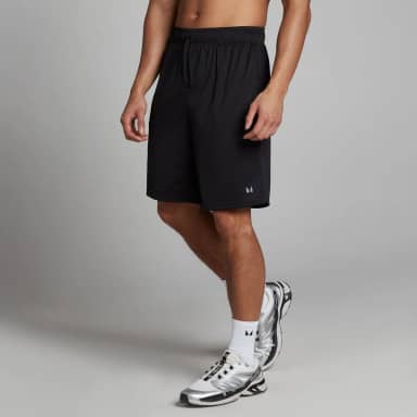 MP lichtgewicht trainingsshort met binnenbeenlengte van 23 cm voor heren - Zwart