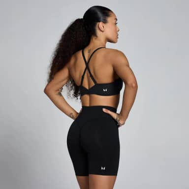 MP Dames Tempo Twist Back Sport-BH - Zwart
