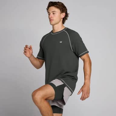 MP Velocity Ultra Seamless T-shirt voor heren - Gewassen Zwart