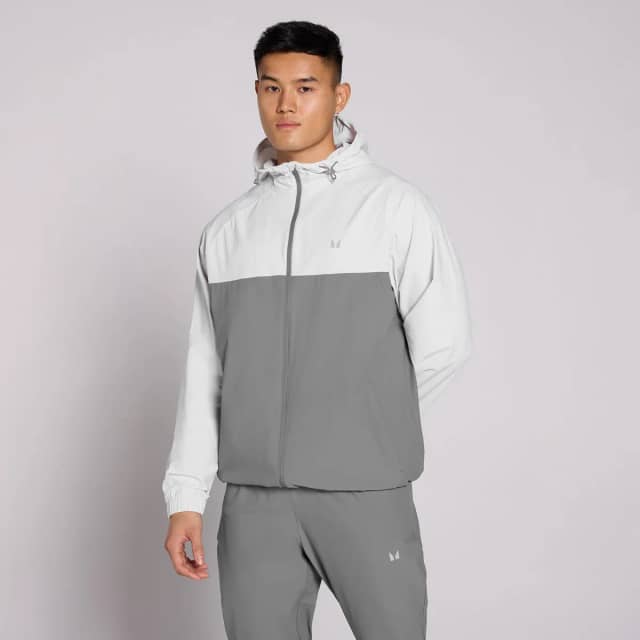 Myprotein MP Heren Tempo Two Tone Jacket - Lila / Staalgrijs