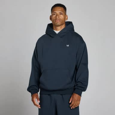 MP Heren Rest Day Oversized Hoodie - Donkermarineblauw