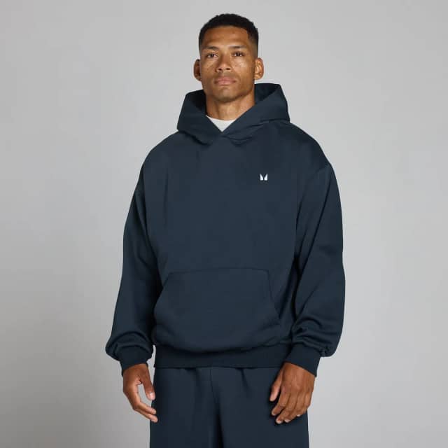 Myprotein MP Heren Rest Day Oversized Hoodie - Donkermarineblauw