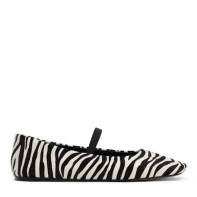 Sacha Zebra print ballerina's