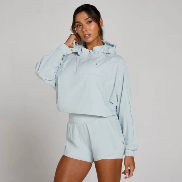 Myprotein MP Women's Tempo Ultra 1/4 Zip Geweven Jas - Blauw Aura