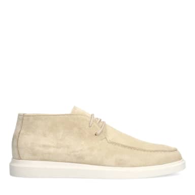 Manfield Beige Suède Veterboots