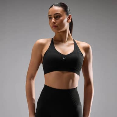 MP Women's Tempo Ultra Seamless Sport-bh - Zwart