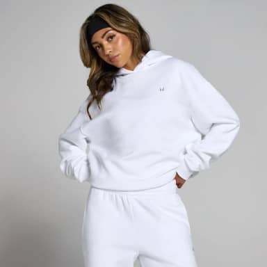 Myprotein MP Basics oversized hoodie voor dames - Wit